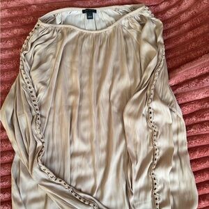 Ann Taylor Loft Tan Blouse